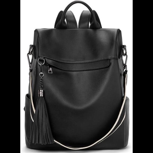 Backpack Purse for Women,PU Leather AntiTheft Travel Backpack Purse ShoulderBags main image 7